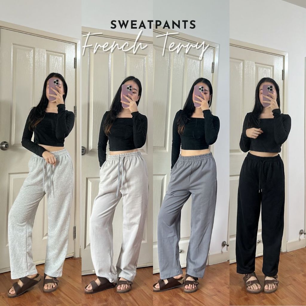 กางเกงขายาว วอร์มขาปล่อย ใส่นอนใส่เที่ยวได้ มี 2 ความยาว