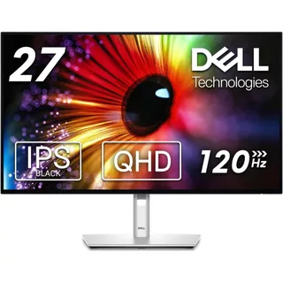 Dell U2724D UltraSharp 27 Inch QHD (2560x1440) Monitor,120Hz, IPS Black, 5ms, 98% DCI-P3, 2x USB-C, 2x DisplayPort, HDMI
