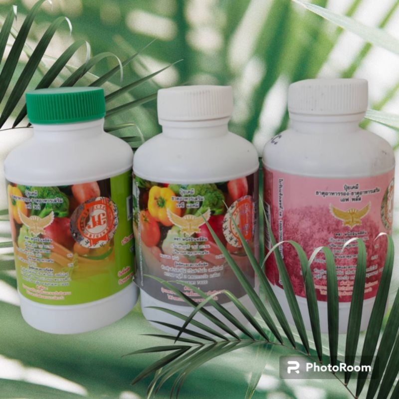 เซ็ทปุ๋ยน้ำขนาด 120ml.3ขวด JC301+Acme แอคมี่+Fplus เอฟพลัส