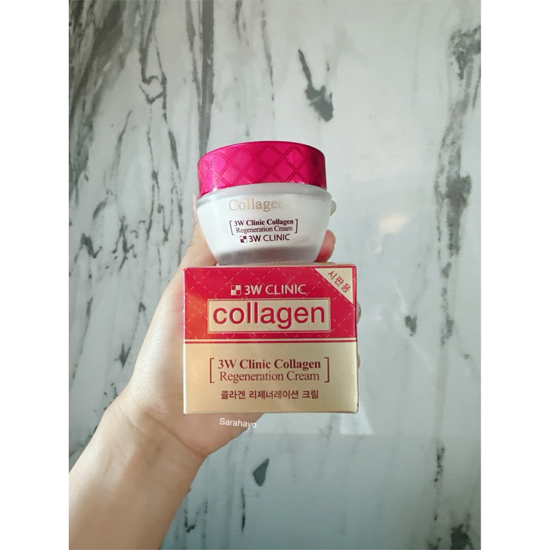 3W Clinic Collagen Regeneration Cream 60ml. ของแท้