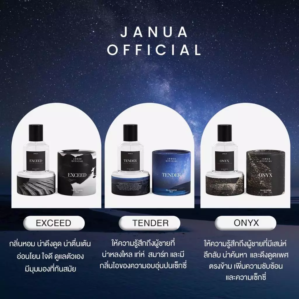 น้ำหอมแจนยัวร์ผู้ชาย 💙JANUA น้ำหอมแจนยัวร์ ขนาด 30 ml. น้ำหอมตัวดังในทวิต มีจำนวนจำกัด