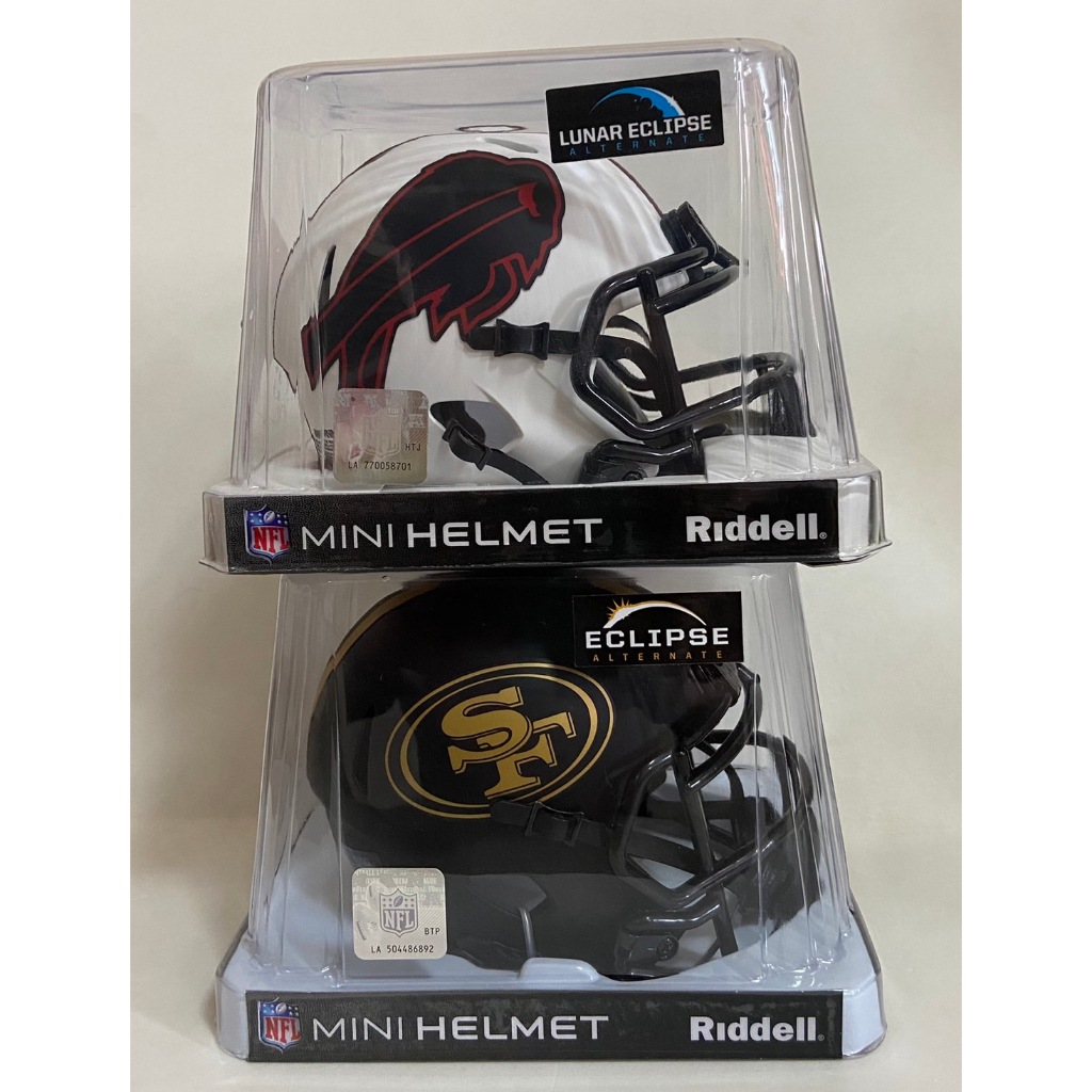 Special Helmet Lunar, Eclipse หมวกกันน็อคอเมริกันฟุตบอล NFL ยี่ห้อ Riddell รุ่น Speed Mini Helmet ขน
