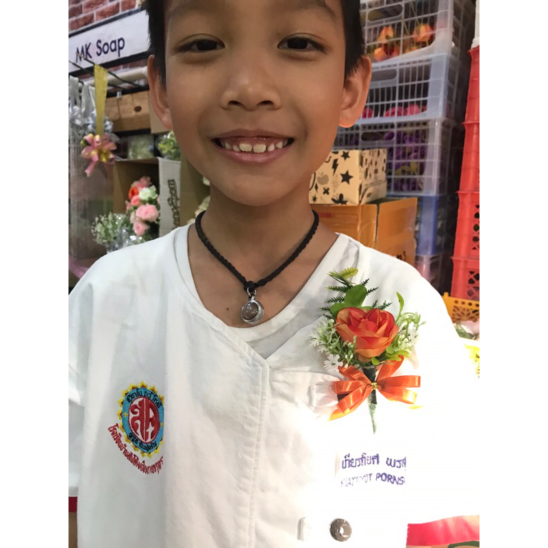 เข็มกลัดดอกไม้ติดหน้าอก ช่อดอกไม้ติดเสื้อ ของใช้งานแต่งงาน ดอกไม้เพื่อนเจ้าบ่าว งานปัจฉิม - รูปที่ 3