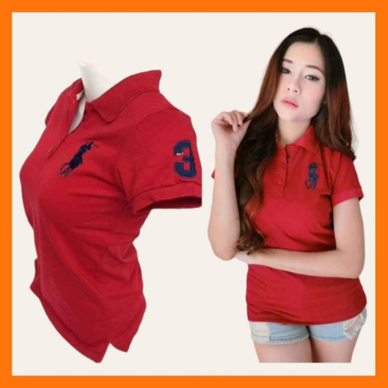 จัดส่งเร็ว เสื้อโปโลคอปก POLO ชาย-หญิง ผ้านิ่ม