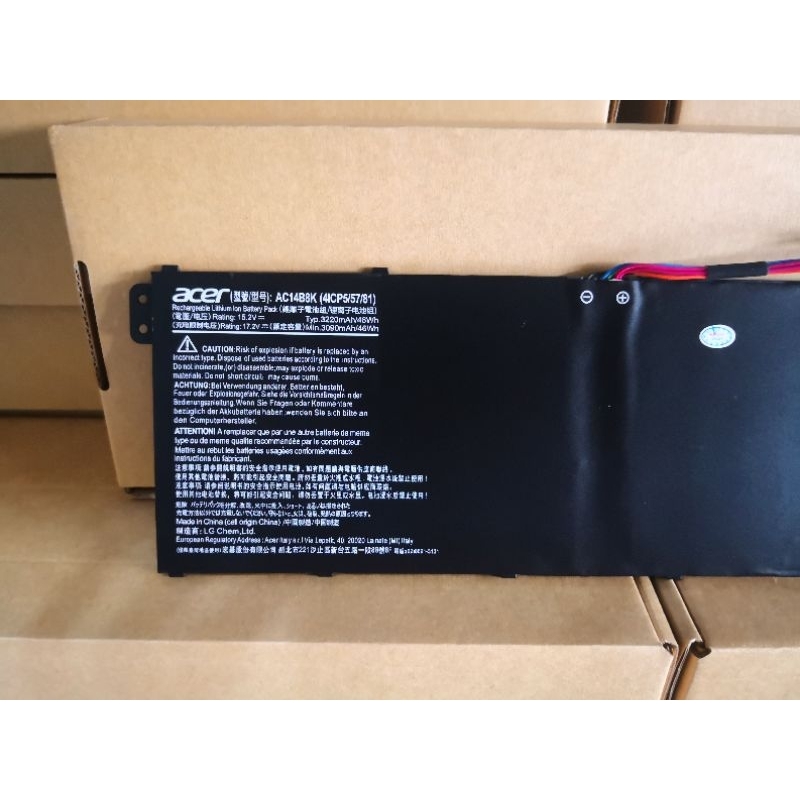 แบตเตอรี่ Battery Notebook Acer AC14B8K
