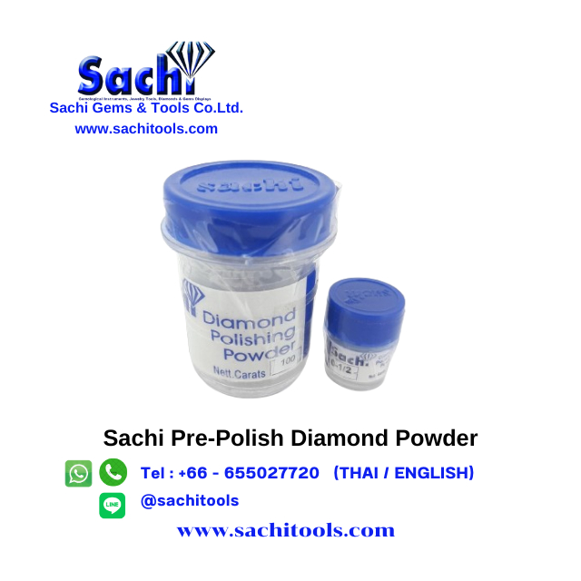 Sachi Diamond Powder ผงเพชร ผงขัดพลอย ยาเพชร ผงเพชร เบอร์ 0-10 sachitools