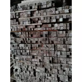 ไม้มะค่า ไสเรียบ 4 ด้าน 1 " x 1 " ไสเรียบแล้วเหลือ 21 มิลลิเมตร x 21 มิลลิเมตร