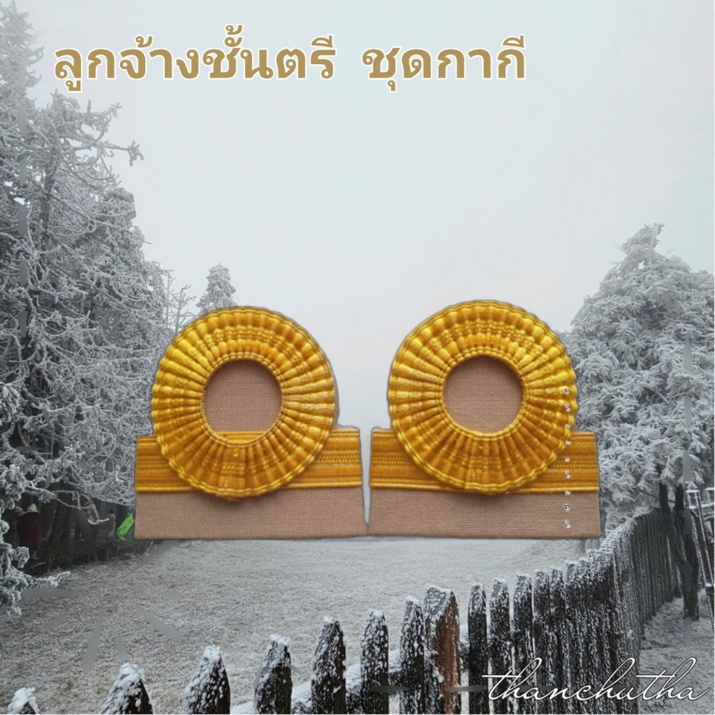 อินทรธนู ขีดลูกจ้างประจำ ชั้นตรี ดิ้นอินเดีย