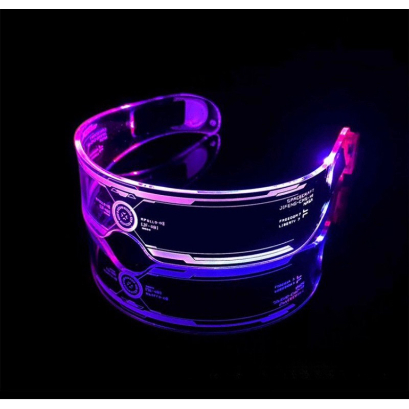 พร้อมส่งจากไทย  แว่นไฟLED แว่นไฟกระพริบ แว่นไฟสงกรานต์ แว่นไฟปาตี้