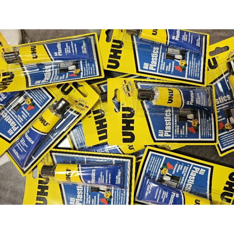 พร้อมส่ง #กาวUHU All Plastics สำหรับติดกลีบเลี้ยงไหมพรม
