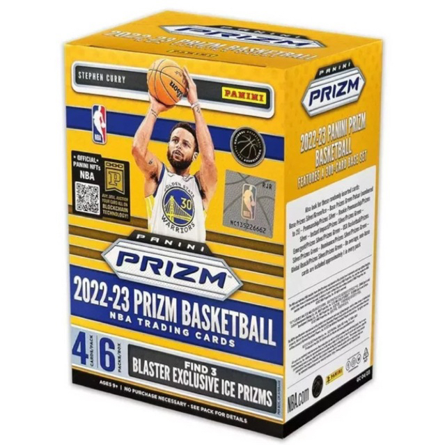 [Ready Stock] 2022-23 Panini Prizm NBA Basketball Trading Cards Blaster Box (24 Cards)
