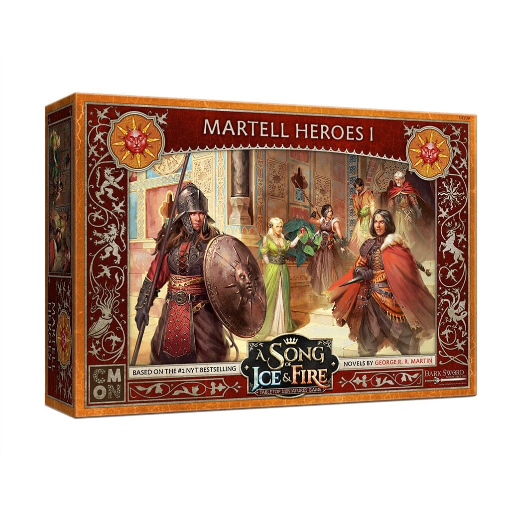 [CMON]{พร้อมส่ง} A Song Of ice & Fire : Martell Heroes I โมเดลสำหรับบอร์ดเกม