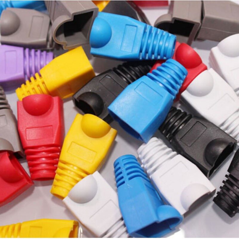 ลดล้างstock!! Boot หัว RJ-45 Plug Boot บูทแลน ปลั๊กบูทส์ สำหรับ CAT 5e และ CAT6