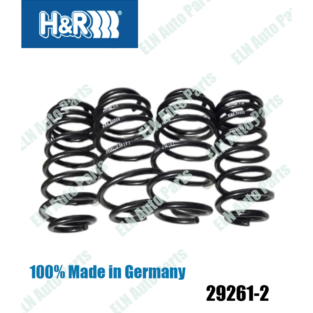 H&R สปริงโหลด (lowering spring) ออดี้ AUDI A3 II type 8P 2wd. ปี 2003 เตี้ยลง 35 มม.**ต้องการติดตั้ง