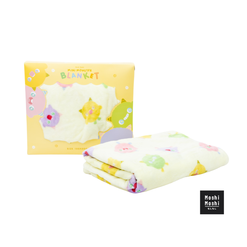 Moshi Moshi ผ้าห่มโมชิโมชิ ลาย Mini Monster ผ้าห่มขนนุ่ม รุ่น 8100020146-20147