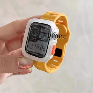 taro สายนาฬิกา smart watch ไนลอนสําหรับ Watch11 10 9 8 ultra 7 6 5 4 3 2 1 41/44/45/40/46mm สายสําหรับแอปเปิ้ลวอช