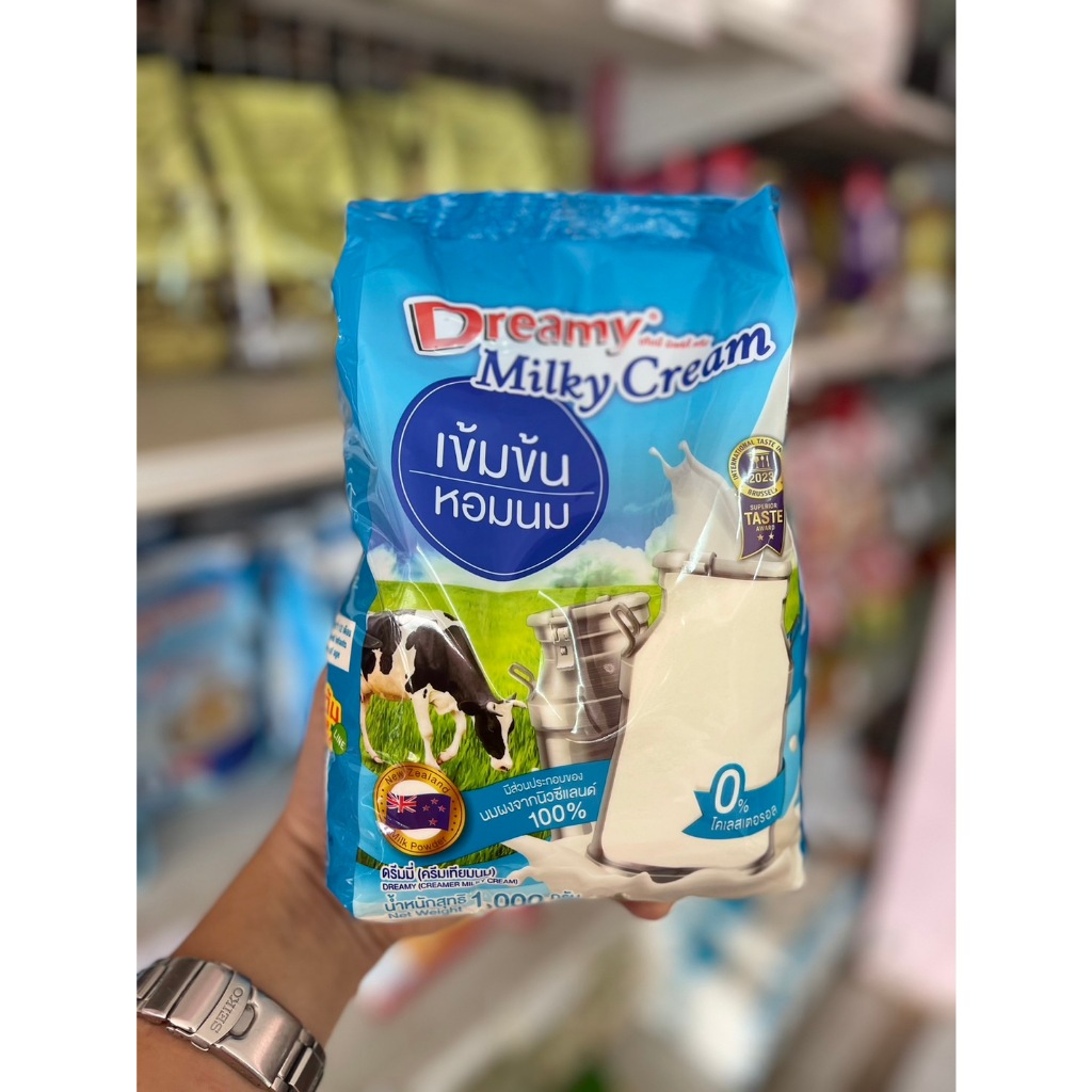Dreamy Milky Cream ครีมเทียมกลิ่นนม เข้มข้น ขนาด 1,000 กรัม