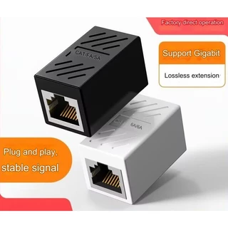 ตัวต่อแลน,อุปกรณ์เพิ่มความยาวสายแลน RJ-45 (เมีย-เมีย) CAT5 คุณภาพอย่างดี (สินค้ามีพร้อมส่ง)