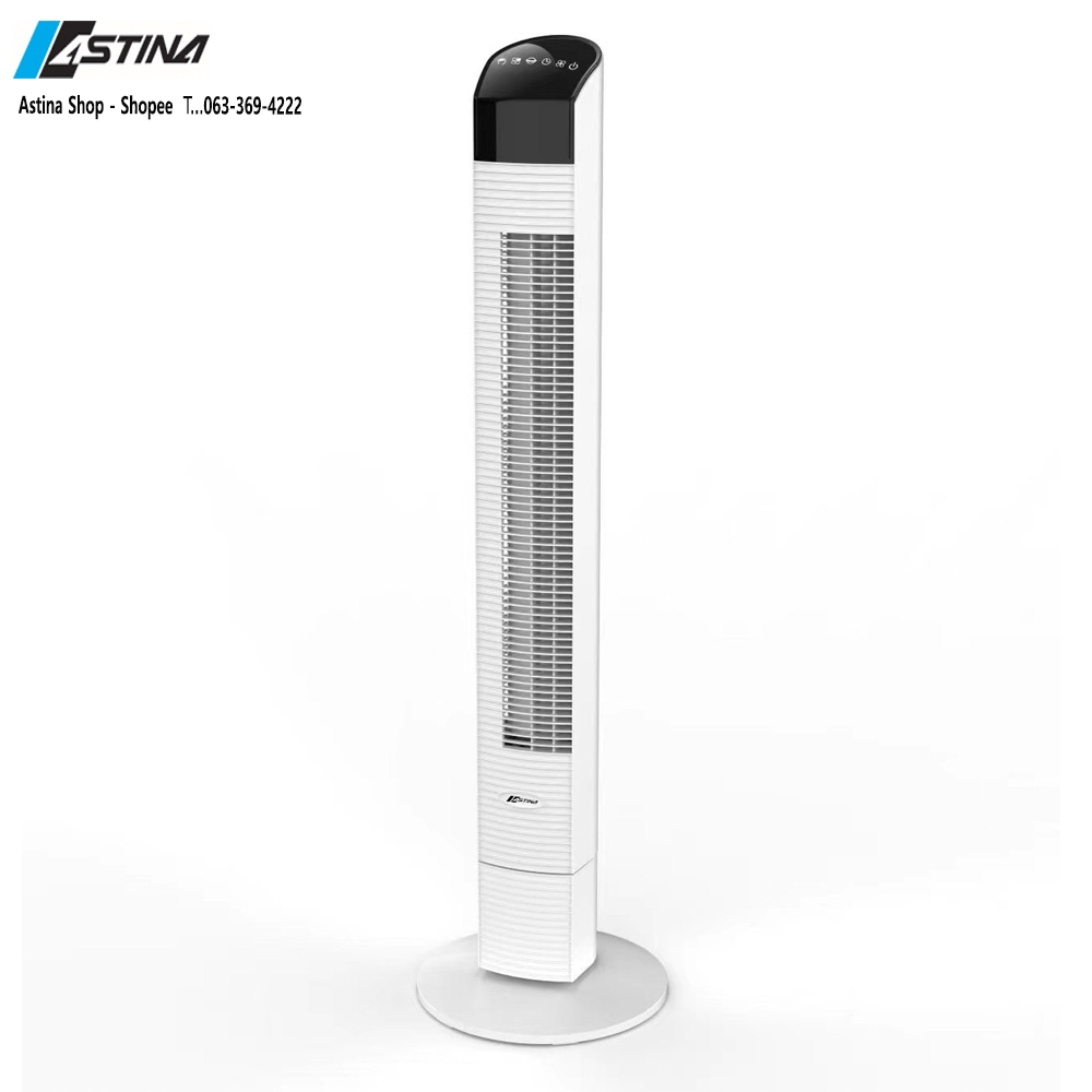 ASTINA  พัดลม พัดลมทาวเวอร์  รุ่น AC014C SMART สีขาว จอแสดงอุณหภูมิ