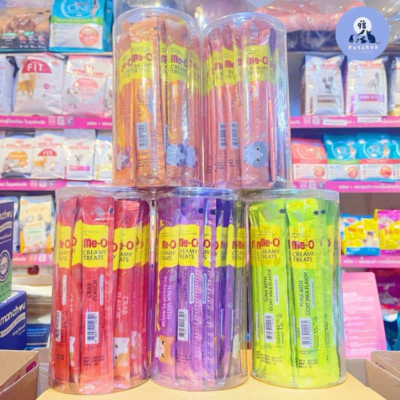 มีโอ ขนมแมวเลีย กระปุก 36 ซอง คละรสได้ค่ะ