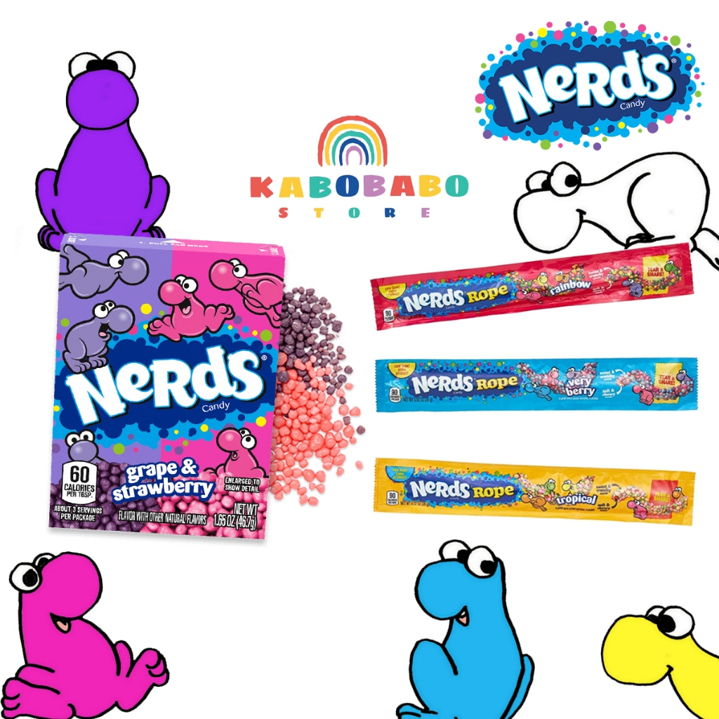 Nerds Rope แบบเส้น , Nerds Grape&Strawberry