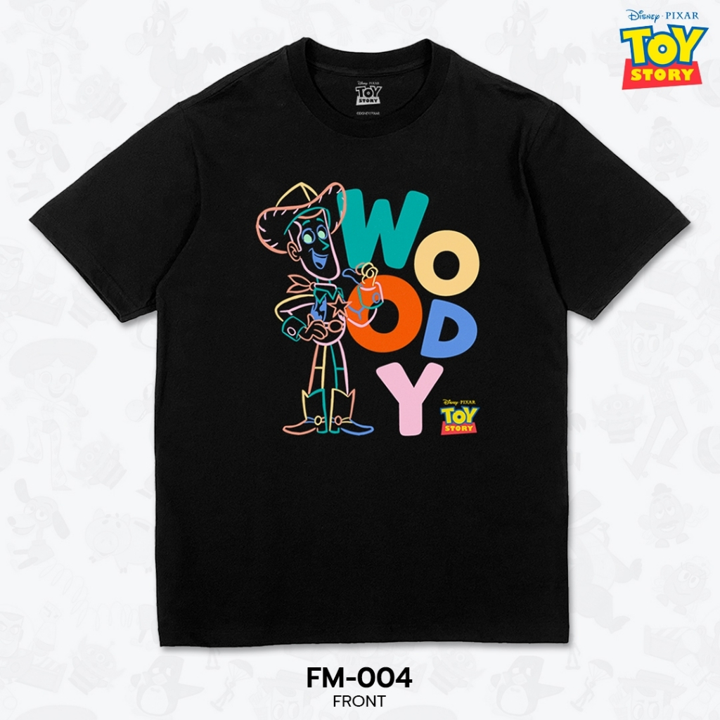 Power 7 Shop เสื้อยืดลาย "วู้ดดี้ (TOY STORY)" ลิขสิทธิ์แท้ดิสนีย์ (FM-004)