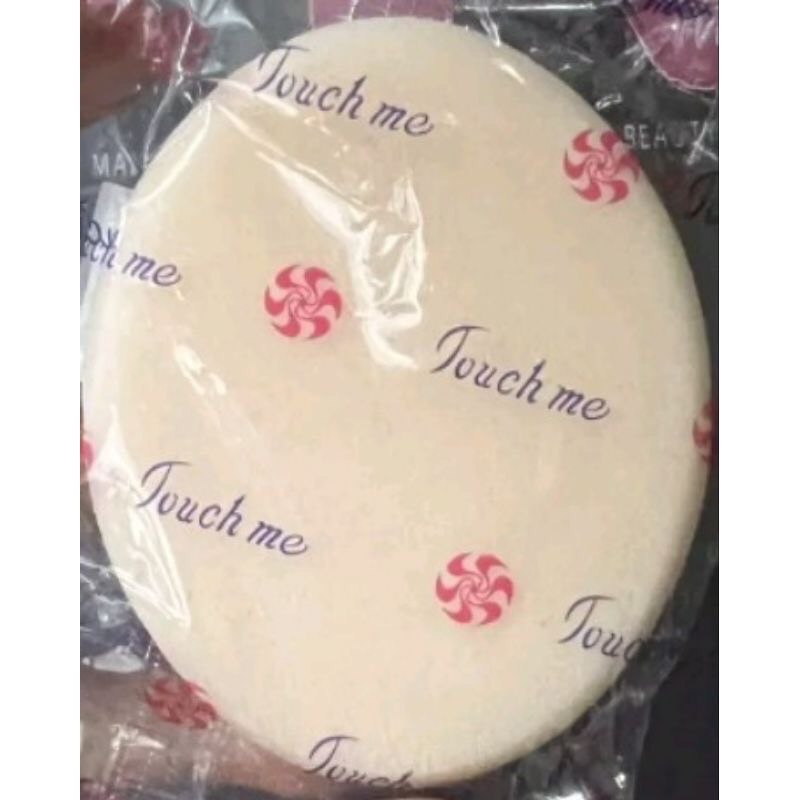 <1 แพค 12 ชิ้น> พัฟทัชมี ทรงวงรี พัฟเกลี่ยรองพื้น TOUCH ME PUFF