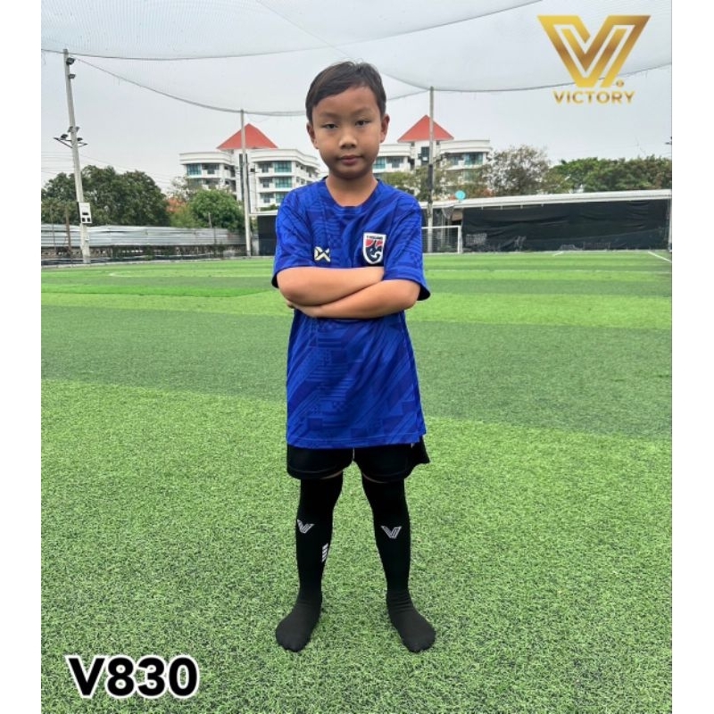 ถุงเท้าฟุตบอล เด็ก ยาวถึงหัวเข่า Victory Junior Calf Cramp Socks / 9 สี รูปที่ 6