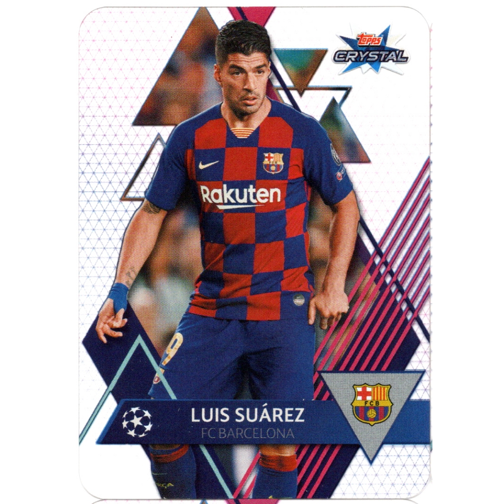 Luis Suarez FC Barcelona 2019 Topps Crystal UCL#4