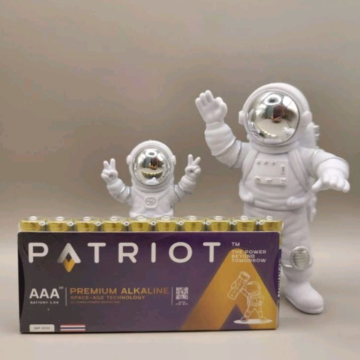ถ่าน Patriot Premium Alkaline size AAA แพ็ค 10 ก้อน