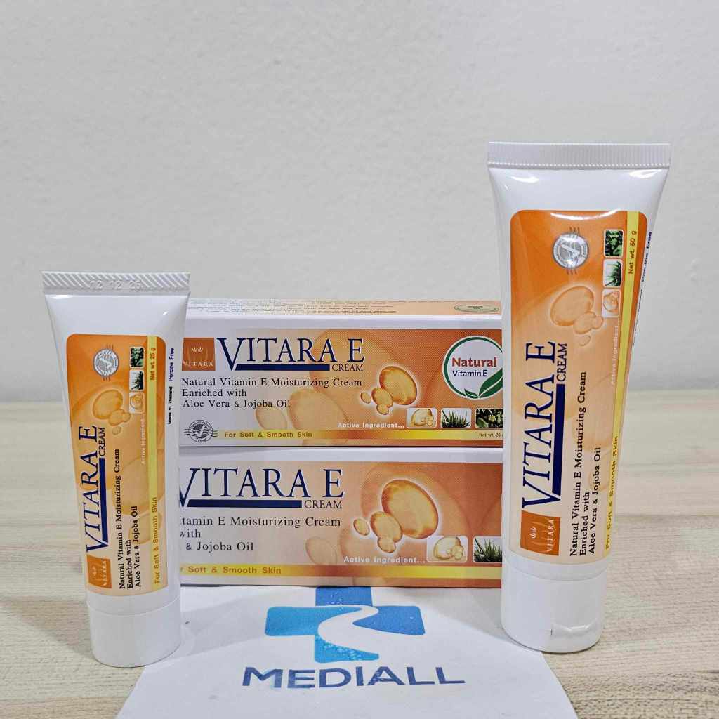 Vitara Vitamin E Cream 25,50 g ไวทาร่า วิตามิน อี ครีม 25,50 กรัม vitara