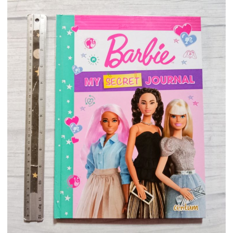 Barbie my secret journal หนังงสือภาษาอังกฤษ สมุดเฟรนชิพ ไดอารี่ สมุดบันทึก diary