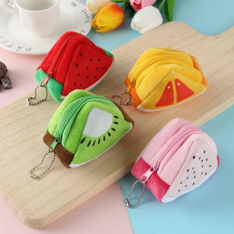 『W27-W30』 พร้อมส่ง กระเป๋าเหรียญขนนุ่ม กระเป๋าเหรียญกำมะหยี่ ลายน่ารัก ของขวัญ