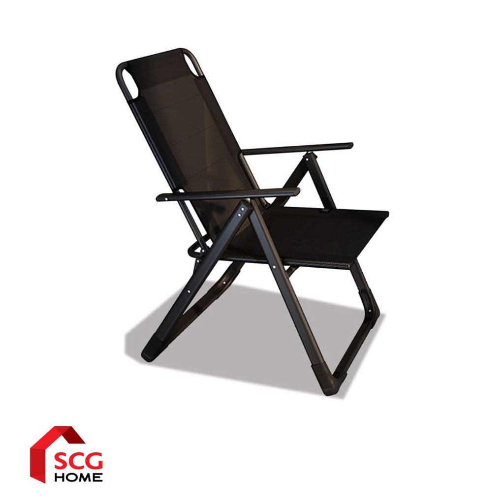 RESTAR เก้าอี้พับได้ รุ่น Easton สีดำ ไม่มีเบาะ