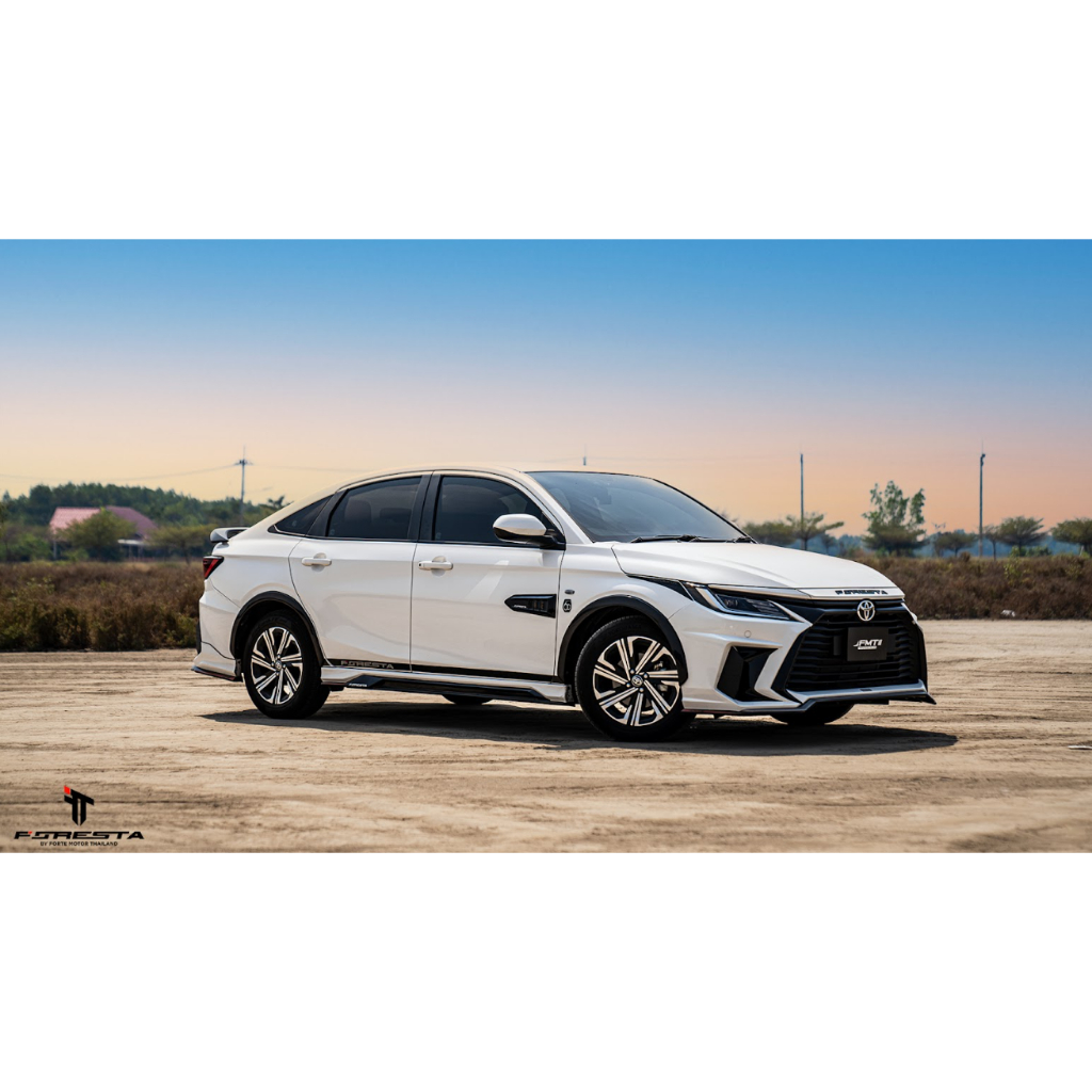 ชุดแต่งรอบคัน TOYOTA ATIV MC 2023  สเกิร์ตหน้า/ข้าง/หลัง สปอยเลอร์/สปอยเลอร์ยก สติ๊กเกอร์ แบรนด์ FOR