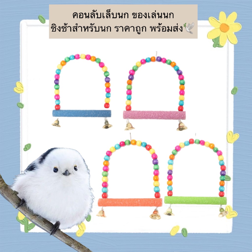 PP-893 คอนลับเล็บนก ชิงช้าของเล่นสำหรับนก ดีไซน์น่ารัก ราคาประหยัด ส่งไวถึงบ้าน 🕊️✨