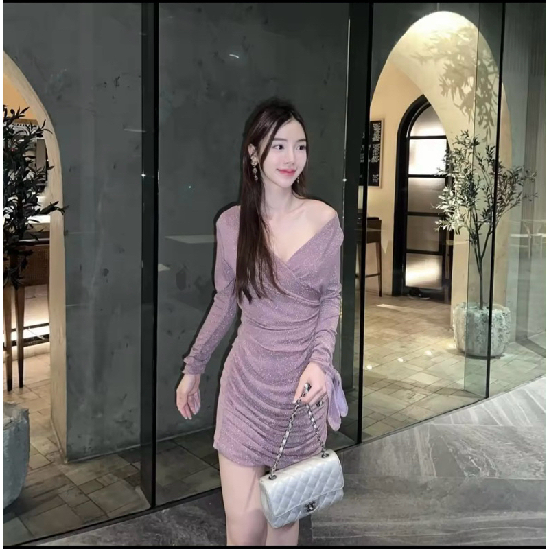 Moregains - Clara Dress (Mini glitter dress)