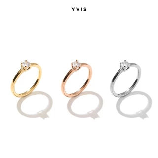 YVIS Solitaire Ring (Stainless Steel)