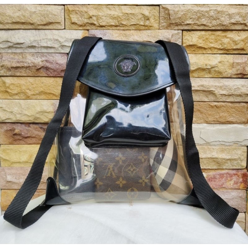 กระเป๋าสะพาย Versace Vinyl Backpack