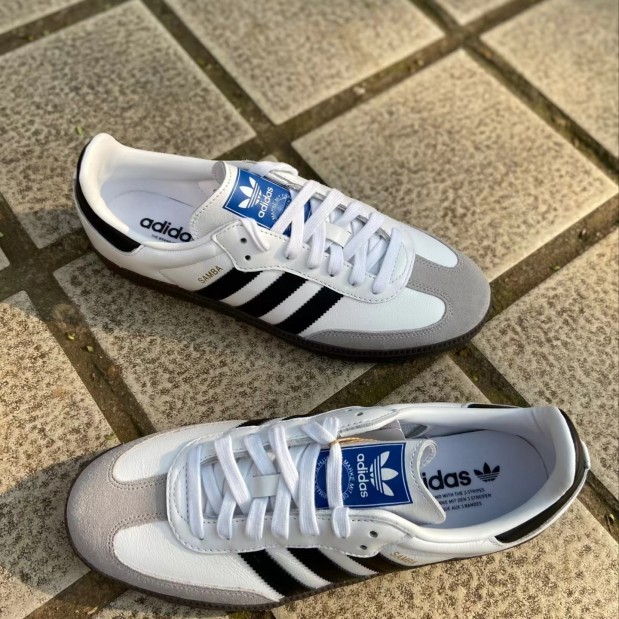 ADIDAS Originals Samba "whhite" sneakers shoes รองเท้าผ้าใบ