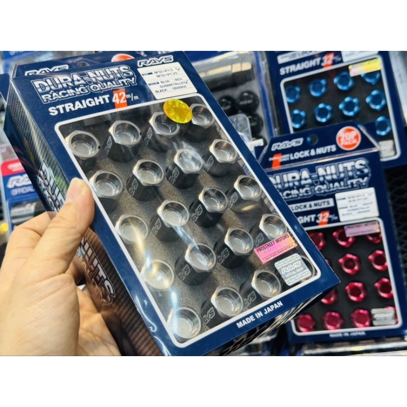 น็อตล้อ อลูมิเนียม RAYS Dula L42 M14 M12 Japan แท้ Wheel lug nut aluminium น๊อตล้อ ของใหม่ เรยส์ ญี่ปุ่น น้อตล้อ นอตล้อ