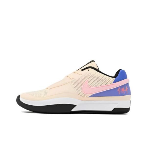 【ของแท้100%】Nike Ja 1 beige pink purple ส่งฟรี