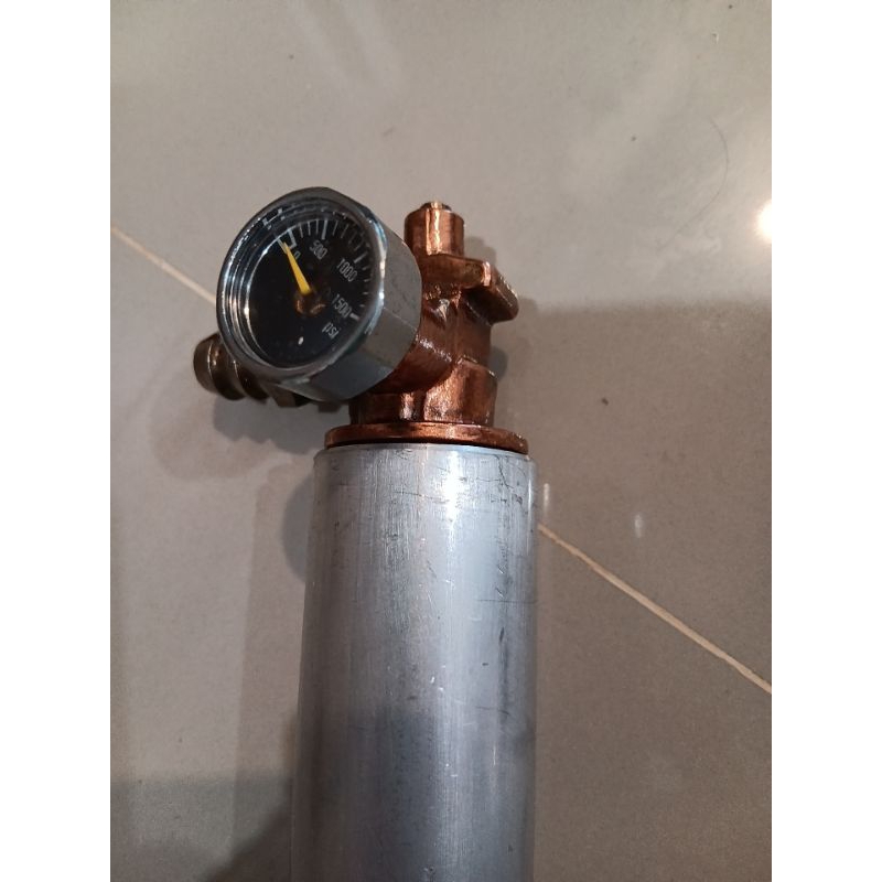 วาล์วไต้หวัน1500psiคอยาวพร้อมหลอดอลูมิเนียมอะไหล่ครบชุด