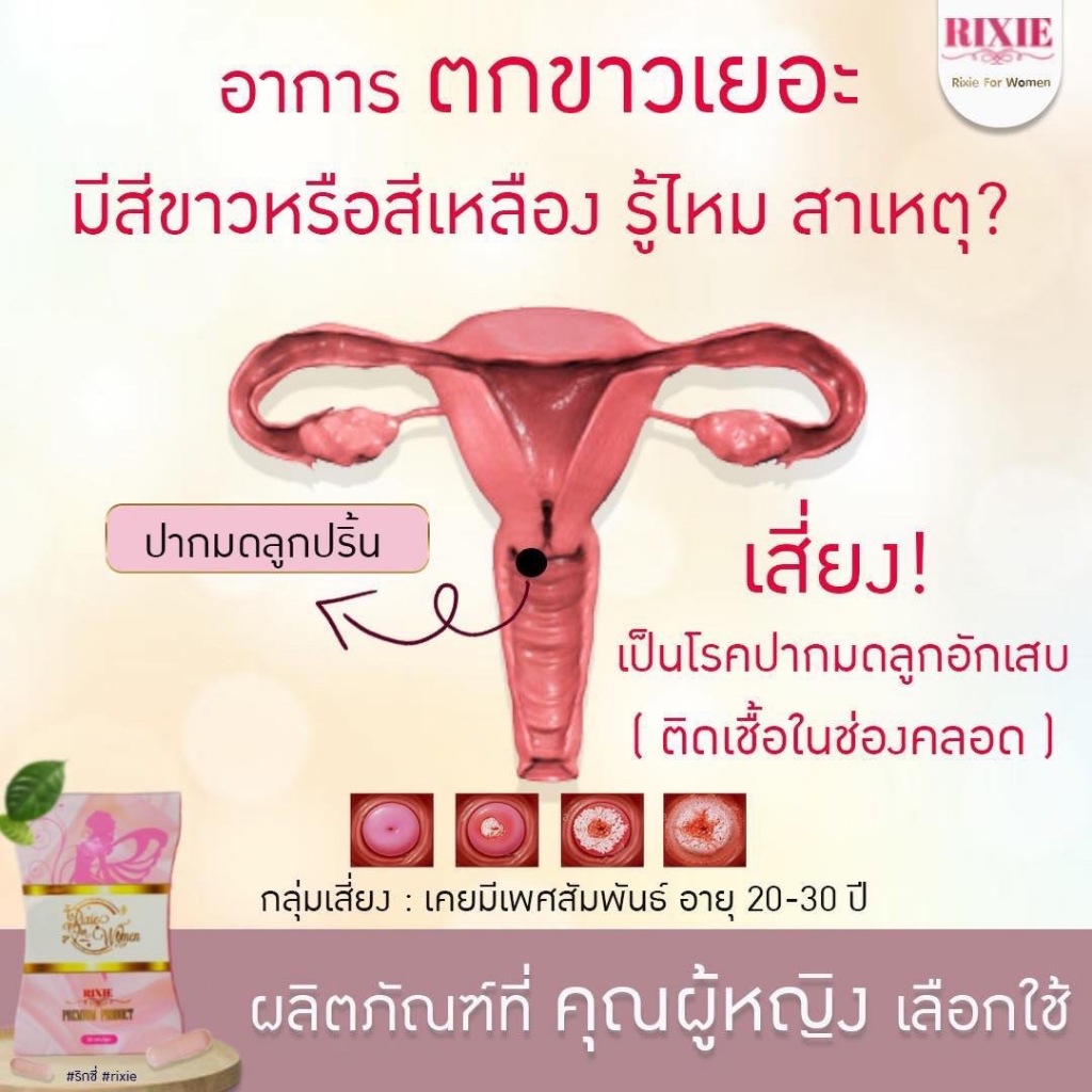 ริกซี่ rixiemargie (แคปซูล) รักษาทุกปัญหาภายในต่อเนื่อง ของแท้ส่งตรงจากบริษัท