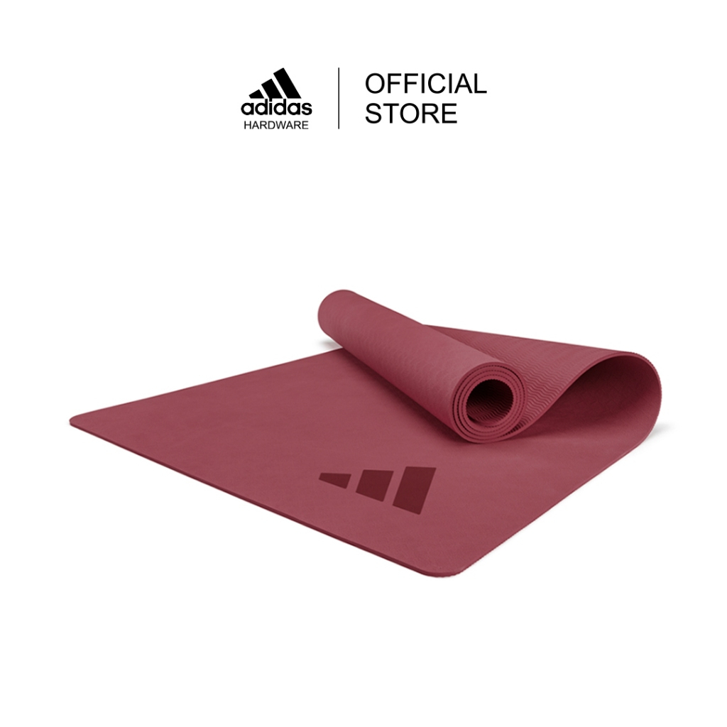 Adidas เสื่อโยคะพรีเมี่ยม Yoga Mat - 5 มม.(สีแดง) (Premium Yoga Mat - 5mm - Mystery Ruby)