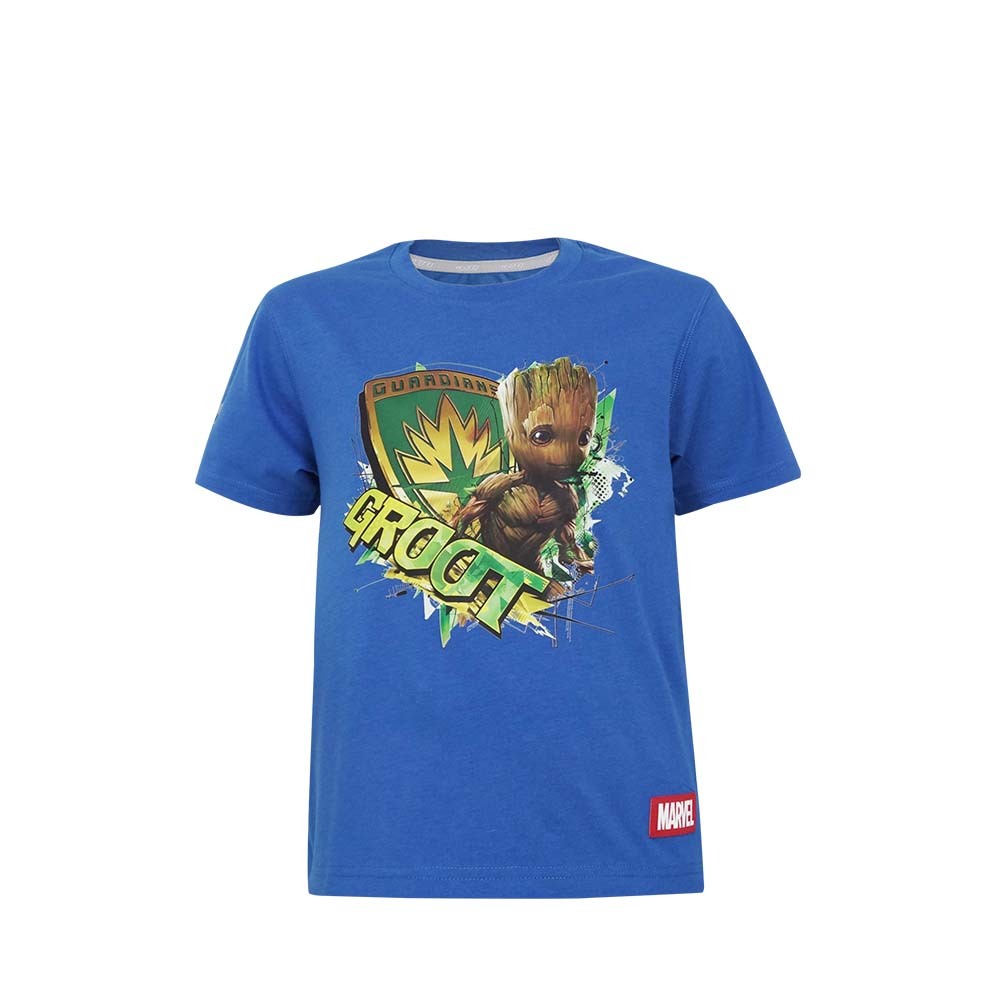 FBT x MARVEL GROOT   เสื้อคอกลมเด็ก ใส่ลำลอง เสื้อยืดแขนสั้นคอกลมแฟชั่น รหัส D1T184