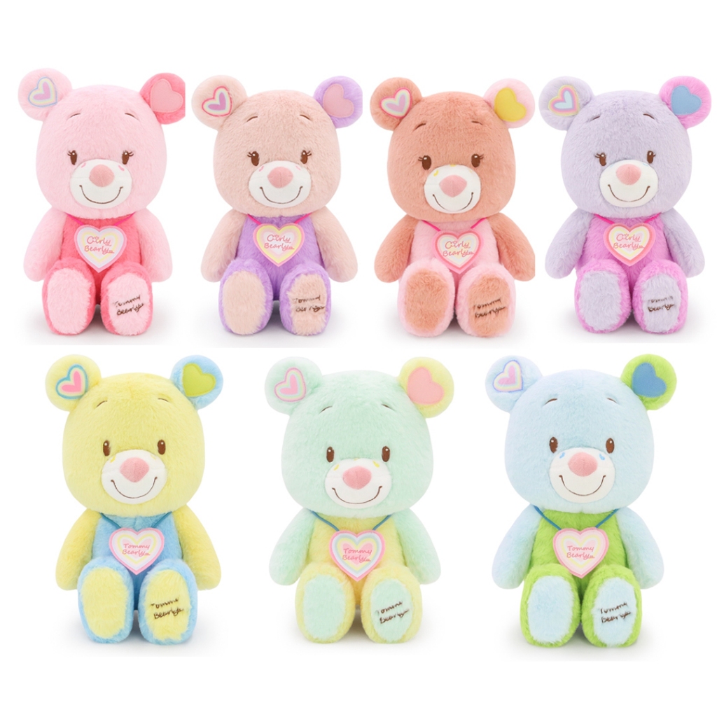 Ocean toys ลิขสิทธิ์แท้ ตุ๊กตาหมี Bear Girly &amp; Tommy 10" Bubby Bearly