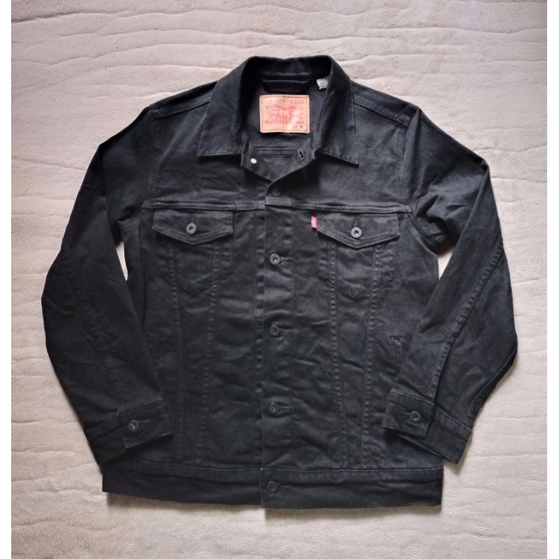 แจ็คเก็ตยีนส์ Levi's Men's jacket made in Bangladesh (ผ่านการใช้งานเล็กน้อย) ผ้ายืดนิดหน่อย แท้100% ไซส์M