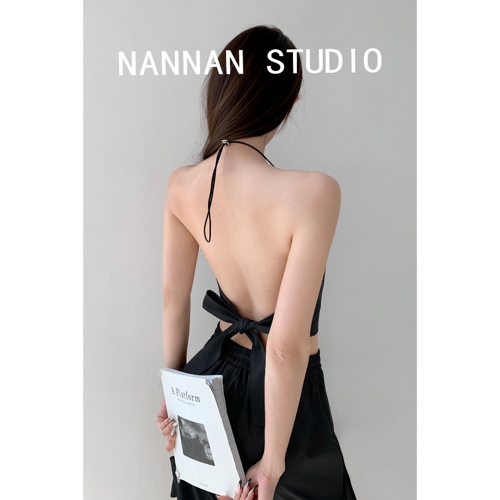 s2 เสื้อสายเดี่ยว คล้องคอ ฤดูร้อน เสื้อสงกรานต์ สายฝอ สุดแซ่บ สินค้า