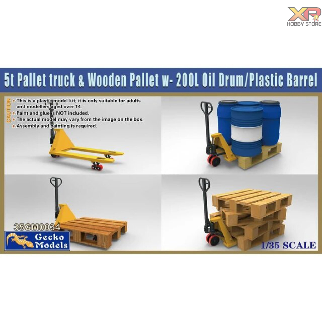 [Gecko model] 1/35: 5T PALLET TRUCK & WOODEN PALLET (35GM0034)